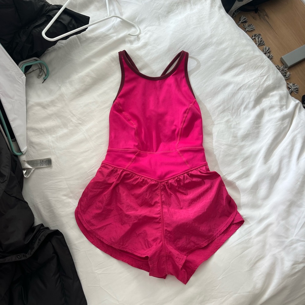 FP Movement by Free People Pink One Piece Romper Runsie